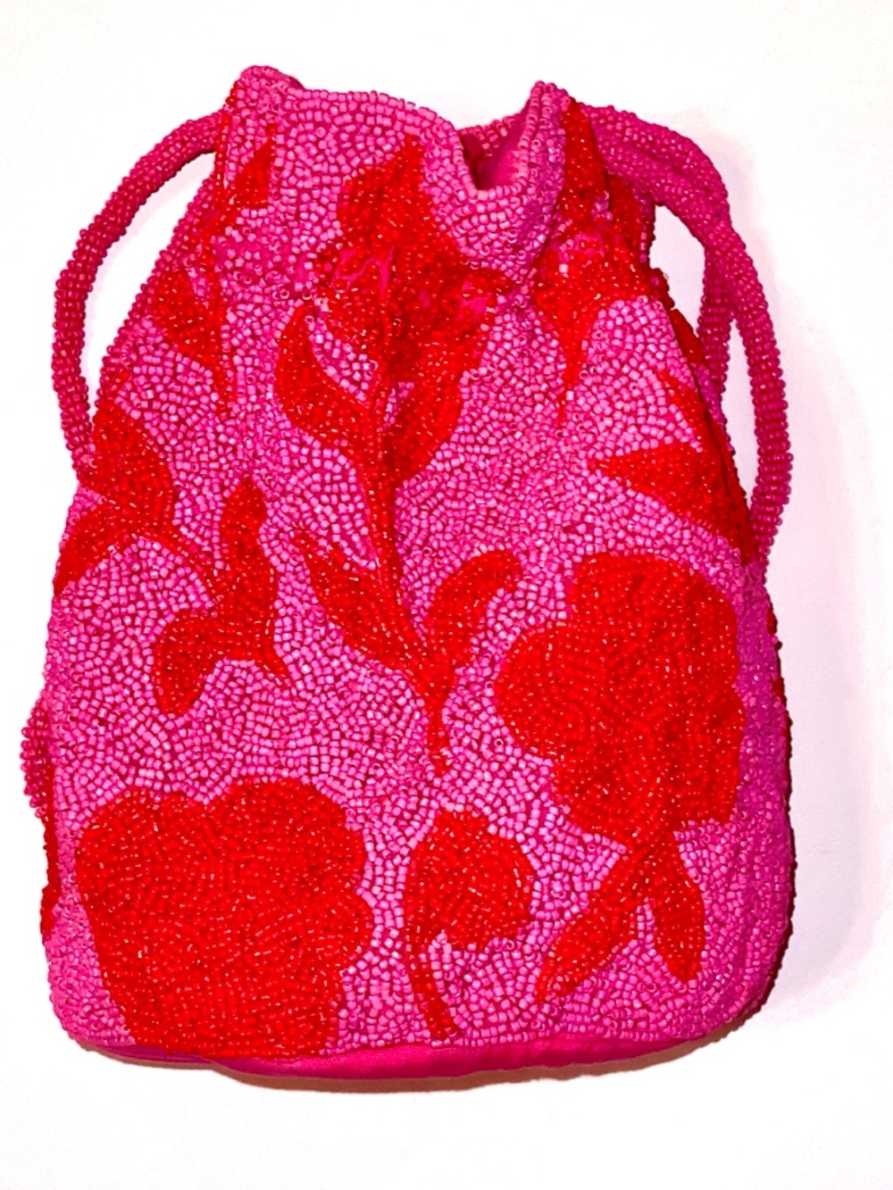 Kate Spade x Target Pink and Red Beaded Mini Bag
